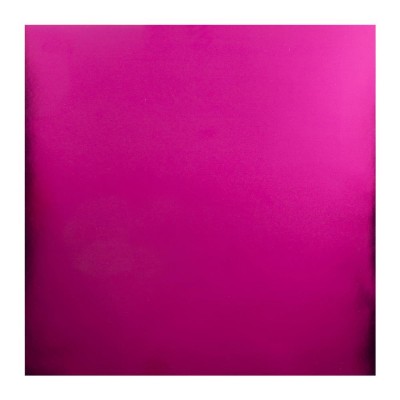 Bazzill métallique hot pink- rose bonbon 12x12